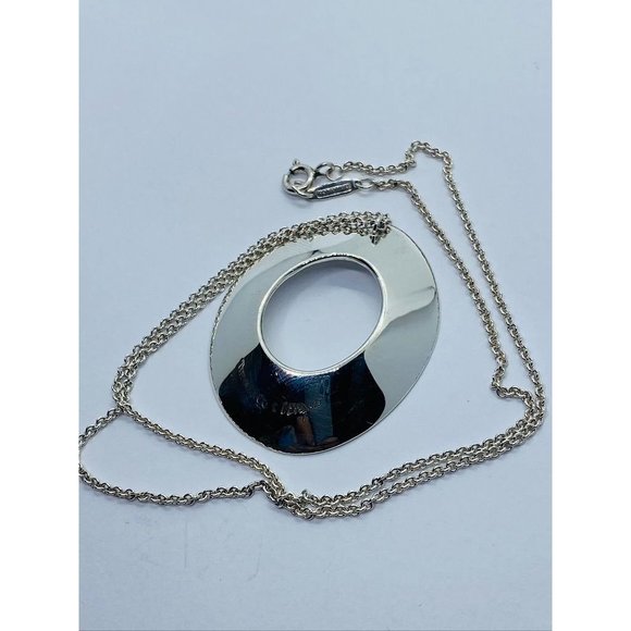 Tiffany & Co Frank Ghery Morph Necklace 1.5" by 1.25" 16" - Picture 1 of 10